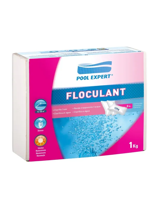 De Moda FLOCULANTE CARTUCHO POOL EXPERT 8x125g