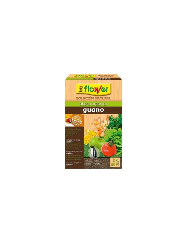 Mayoreo ABONO ORGANICO-GUANO BIOFLOWER 2kg