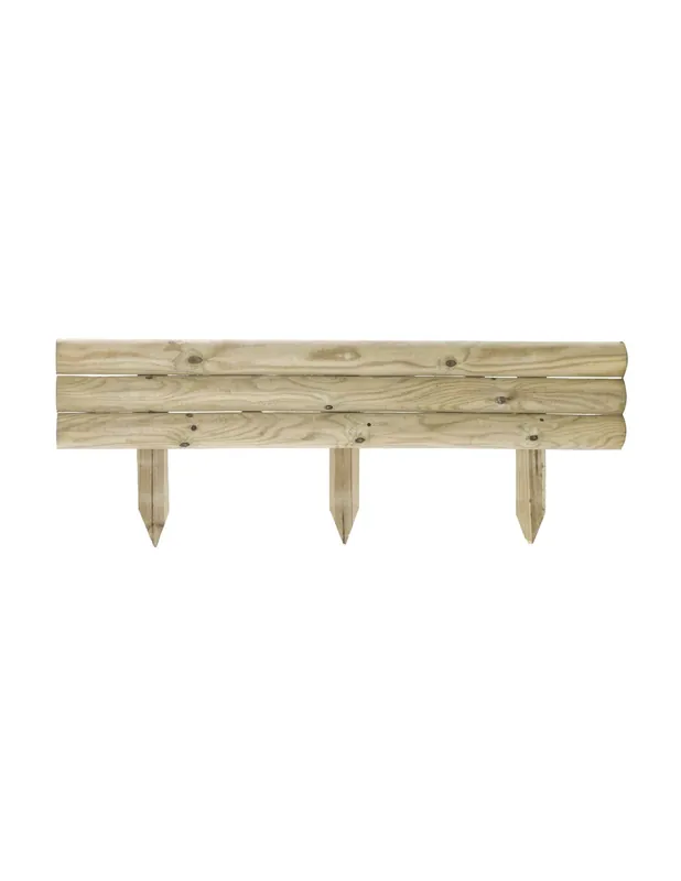 BORDURA FOREST STYLE DE PINO TRATADO 40x110cm (ESPESOR 35mm) Oferta Flash