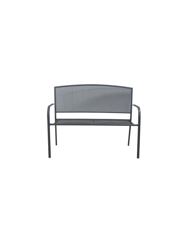 BANCO KOOPMAN GRAFITO METAL ACERO 88x116x62cm Precio Reducido