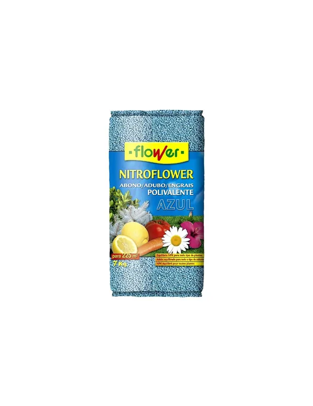 ABONO NITROFLOWER AZUL 7kg Promoción