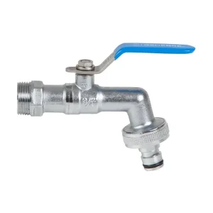 GRIFO ESFERA LATON INOX ACOPLE RAPIDO PN16 1/2"-3/4" Garantía De Devolución De Dinero