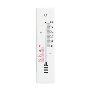 TERMOMETRO ATMOSFERICO METAL BLANCO HERTER Auténtico