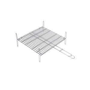 Certificado PARRILLA DOBLE REFORZADA + PINZAS INOX SAUVIC