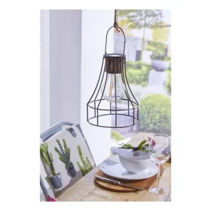 LAMPARA EXTERIOR COLGANTE SOLAR 2 LED DORTMUND Disponible Ahora