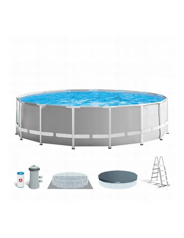 PISCINA PRISM FRAME REDONDA Ø305x76cm 4485L + DEPURADORA Barato