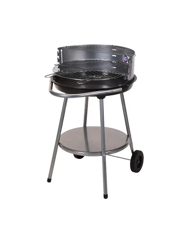 Precio De Oferta BARBACOA REDONDA DE 4 ALTURAS CON RUEDAS 51x81cm