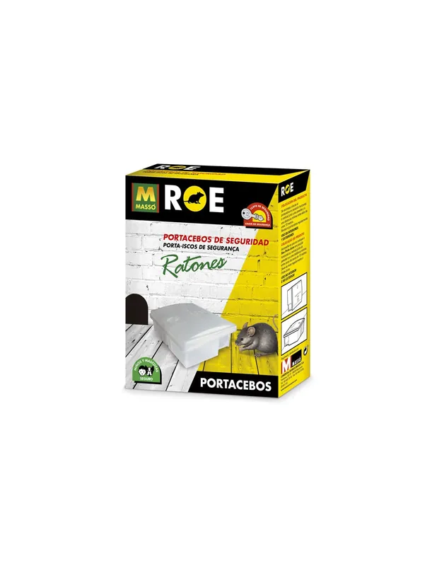 Garantía Incluida ROE PORTACEBOS DE SEGURIDAD PARA RATONES