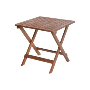 Rebajas MESA KOOPMAN ACACIA RESINA INYECTADA MARRON 45x45x45cm