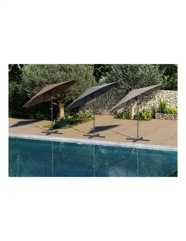 Oferta PARASOL INCLINABLE ALUMINIO/POLIESTER Ø3m TUBO DE Ø38mm