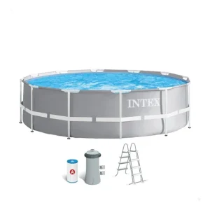 PISCINA PRISM FRAME REDONDA Ø366x99cm 8592L + ACCESORIOS Tendencia