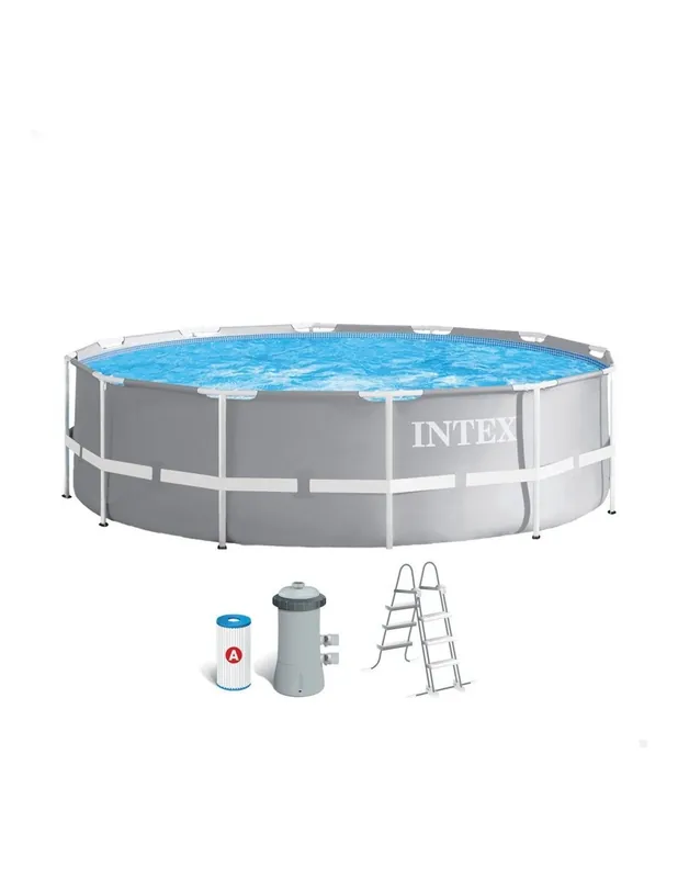 PISCINA PRISM FRAME REDONDA Ø366x99cm 8592L + ACCESORIOS Tendencia