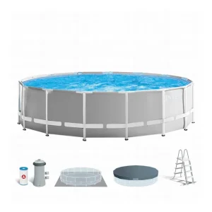 PISCINA PRISM FRAME REDONDA Ø457x122cm 16805L + ACCESORIOS Hecho A Mano