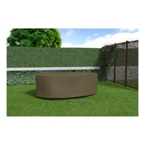Envío Exprés FUNDA MESA NORTENE POLIESTER PU OVALADA 230x130x70cm VISON
