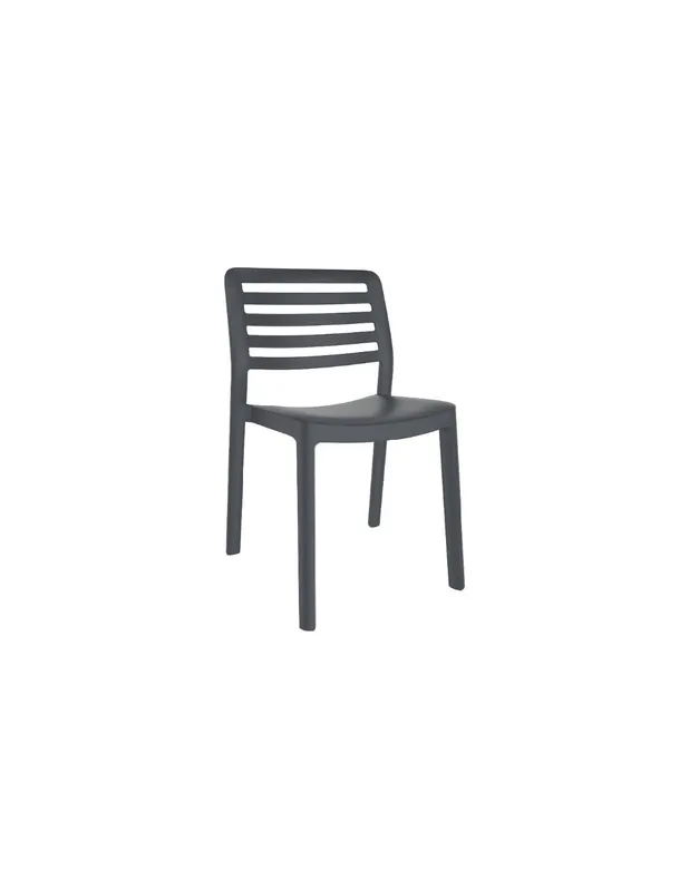 SILLA WIND POLIPROPILENO GRIS Popular