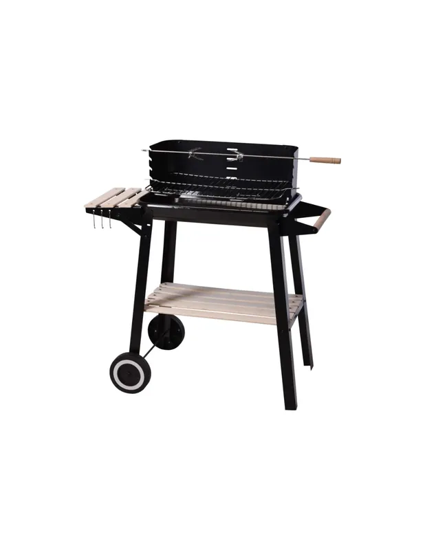 Última Versión BARBACOA CON PARRILLA GRADUABLE 54x34x85cm