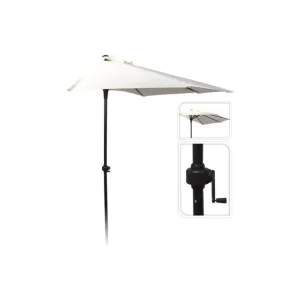 PARASOL KOOPMAN ALUMINIO ESQUINERO BEIGE Envío Inmediato