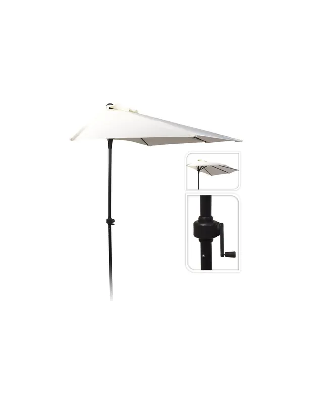 PARASOL KOOPMAN ALUMINIO ESQUINERO BEIGE Envío Inmediato