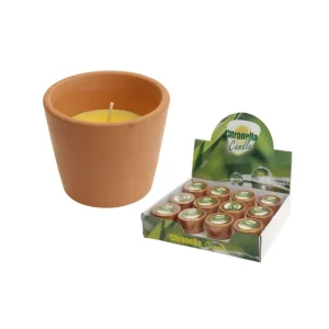 VASO TERRACOTA VELA CITRONELA 7cm Compra Ahora