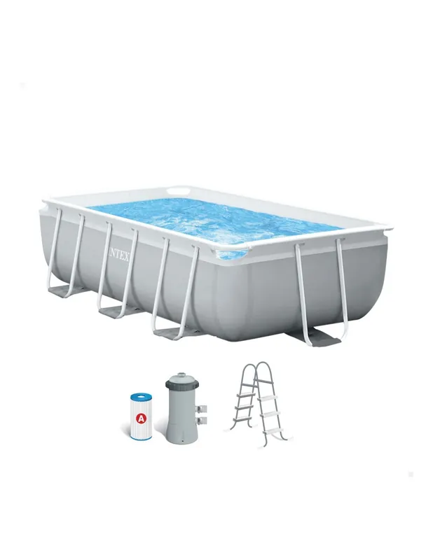 PISCINA PRISM FRAME RECTANGULAR 300x175x80cm 3539L + ACCESORIOS Súper Precio