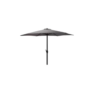 PARASOL ALUMINIO CON MANIVELA GRIS OSCURO Ø3M Mejor Precio