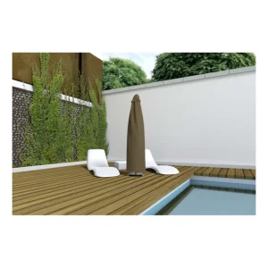 FUNDA COVERTOP PARASOL EXCENTRICO 60x200cm VISON Descuento