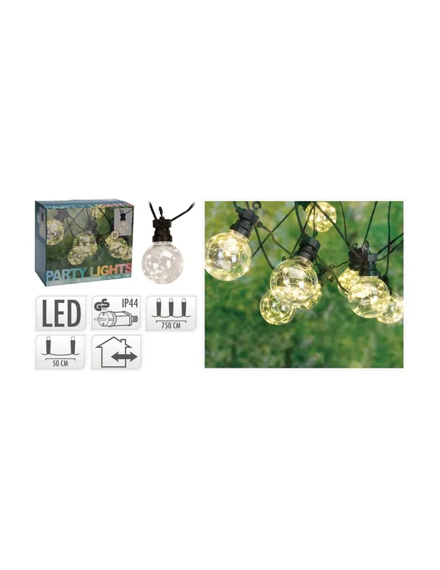 GUIRNALDA 10 BOMBILLAS 50LED Tendencia