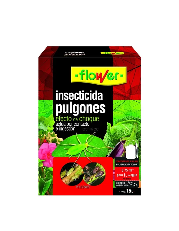 Mejor Calidad INSECTICIDA ANTI-PULGONES FLOWER (10ml)
