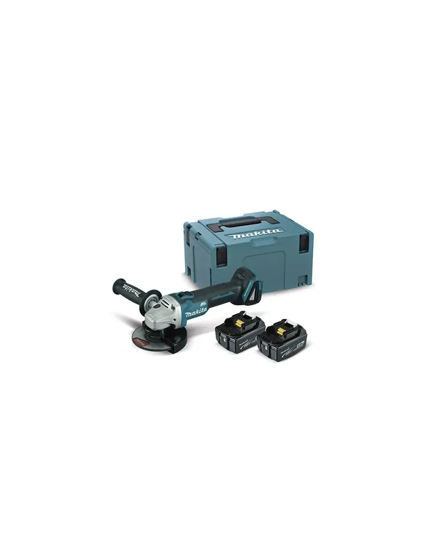 Oferta De Temporada AMOLADORA A BATERIA DGA504RMJ MAKITA 2x4AH 125mm