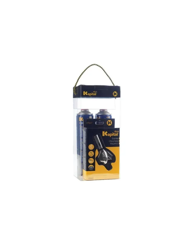 Edición Limitada KIT SOPLETE PIEZOELECTRICO + 2 BOTELLAS GAS KT647 KAPITAL