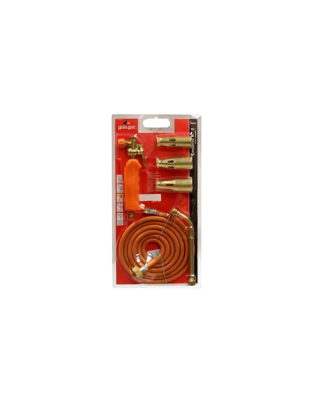 Bestseller SOLDADOR GAS GALA GAR N.2 MANGUERA + 3 BOQUILLAS