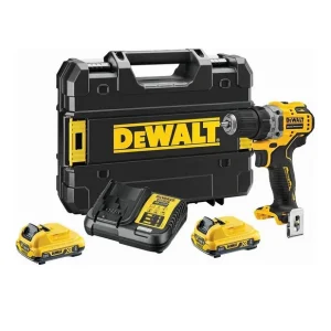 Última Oportunidad TALADRO PERCUTOR A BATERIA XR DCD706D2-QW DEWALT 2x2AH