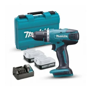 Exclusivo TALADRO PERCUTOR A BATERIA HP347DWE MAKITA 2x1,5AH