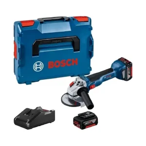 Envío Internacional AMOLADORA A BATERIA GWS BOSCH 125mm 18V 2x4,0AH