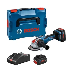 AMOLADORA A BATERIA GWX BOSCH 2x5,5AH 125mm Auténtico