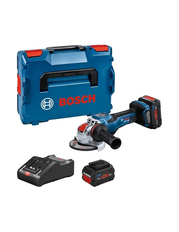 AMOLADORA A BATERIA GWX BOSCH 2x5,5AH 125mm Auténtico