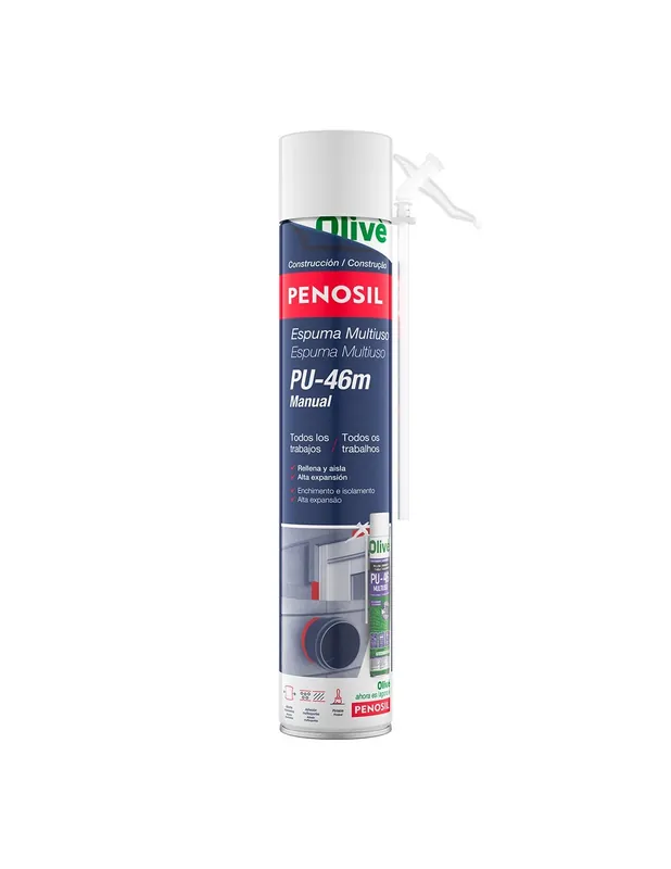 Compra Ahora ESPUMA PU OLIVE PU46 CANULA 750ml 12UD