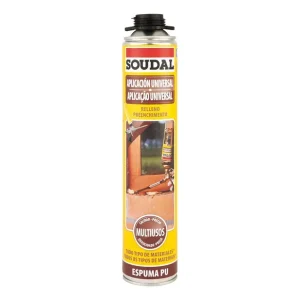 ESPUMA POLIURETANO PISTOLA SOUDAL 750ml Liquidación