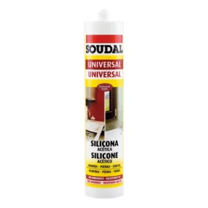 Bestseller SILICONA BLANCA UNIVERSAL ANTIMOHO SOUDAL 280ml