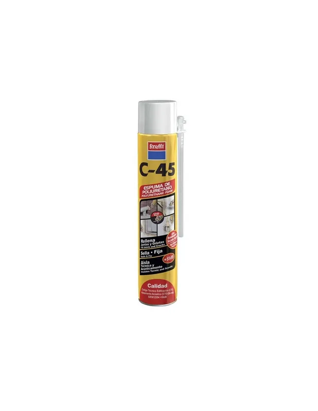 ESPUMA POLIURETANO C-45 KRAFFT 750ml 12UD Novedad