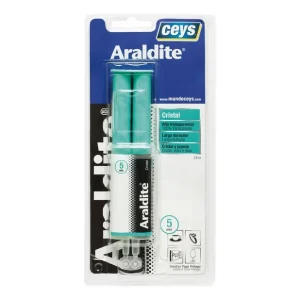 ADHESIVO EPOXI ARALDITE CRISTAL 24ml CEYS Profesional