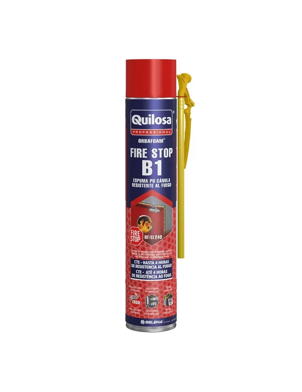 ESPUMA POLIURETANO IGNIFUGA AEROSOL QUILOSA 750ml Lujoso