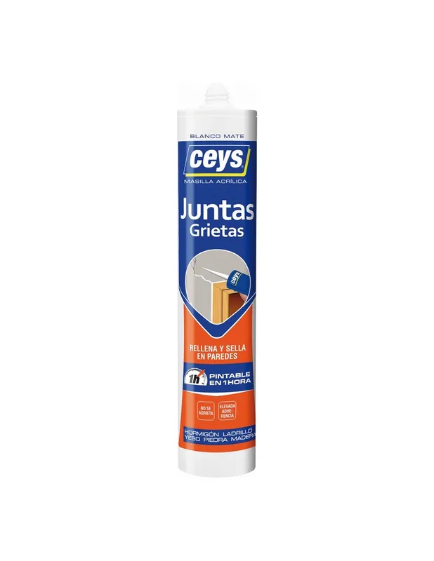 Garantía De Devolución De Dinero SELLADOR JUNTAS Y GRIETAS BLANCO CEYS 280ml