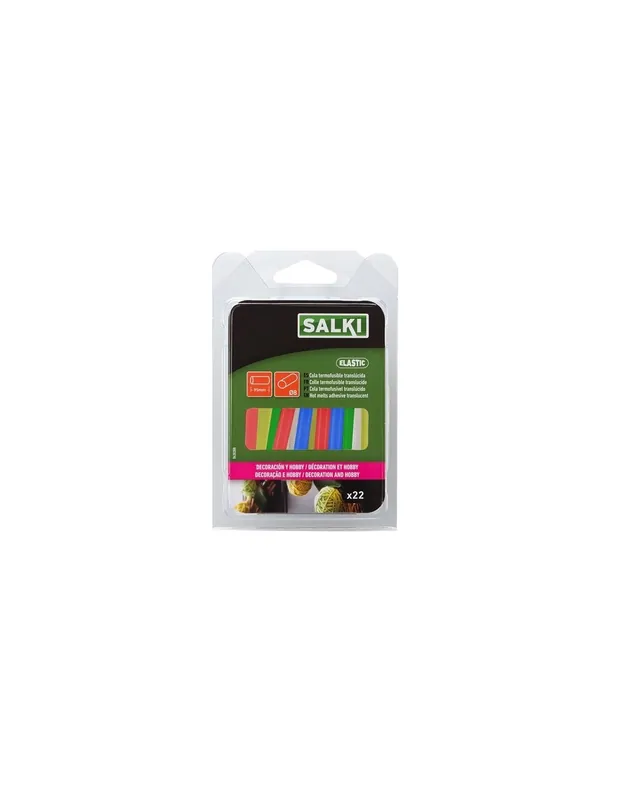 BARRA DE COLA COLORES SALKI Ø8x95mm 22UD Barato
