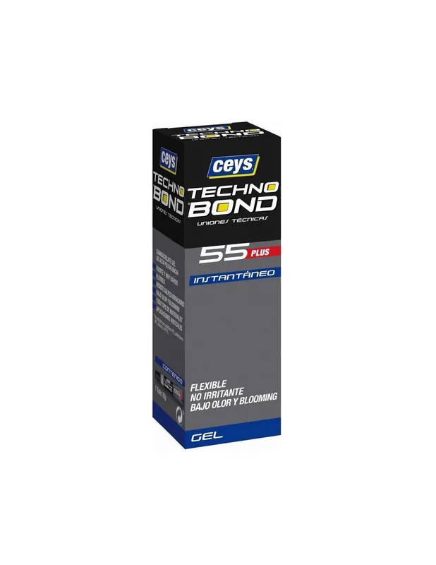 ADHESIVO INSTANTANEO TECHNOBOND 55 PLUS CEYS 10g Envío Gratis