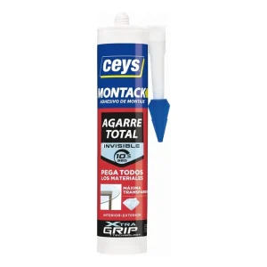 Liquidación ADHESIVO DE MONTAJE MONTACK INVISIBLE CEYS 315g
