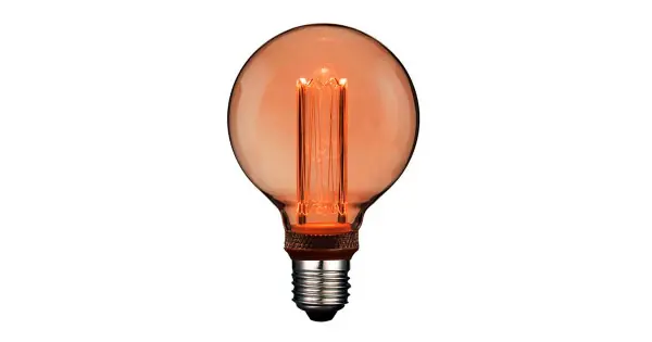 Bombilla led g95 decorativa globo e27 4 w 200 lm 1800 k luz cálida ø95 x 145 mm Gran Oferta