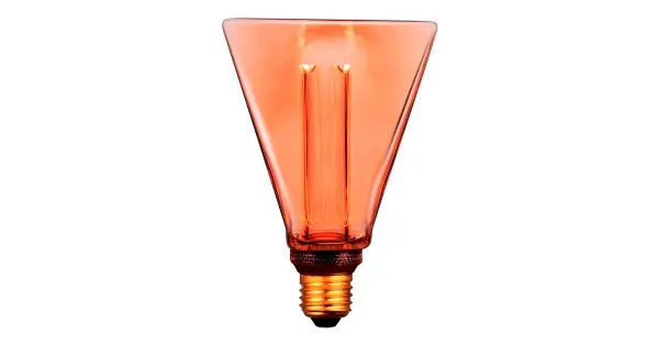 Bombilla led decorativa diamante e27 4 w 200 lm 1800 k luz cálida 108 x 155 mm Envío Exprés