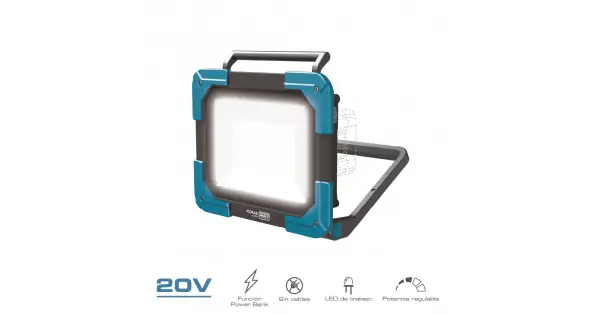 Solo Hoy Foco led de trabajo 20 v 2500 lm (sin batería ni cargador)