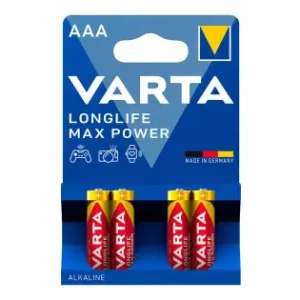 Venta Final Pila alkalina longlife max power aaa - lr03 (blister 4 unid.) ø10,5x44,5mm